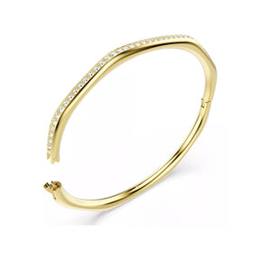 Swarovski Dextera rannerengas, keltakullanväri ja kirkkaat kristallit