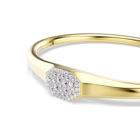 Swarovski Dextera rannerengas, keltakullanväri ja kirkkaat kristallit