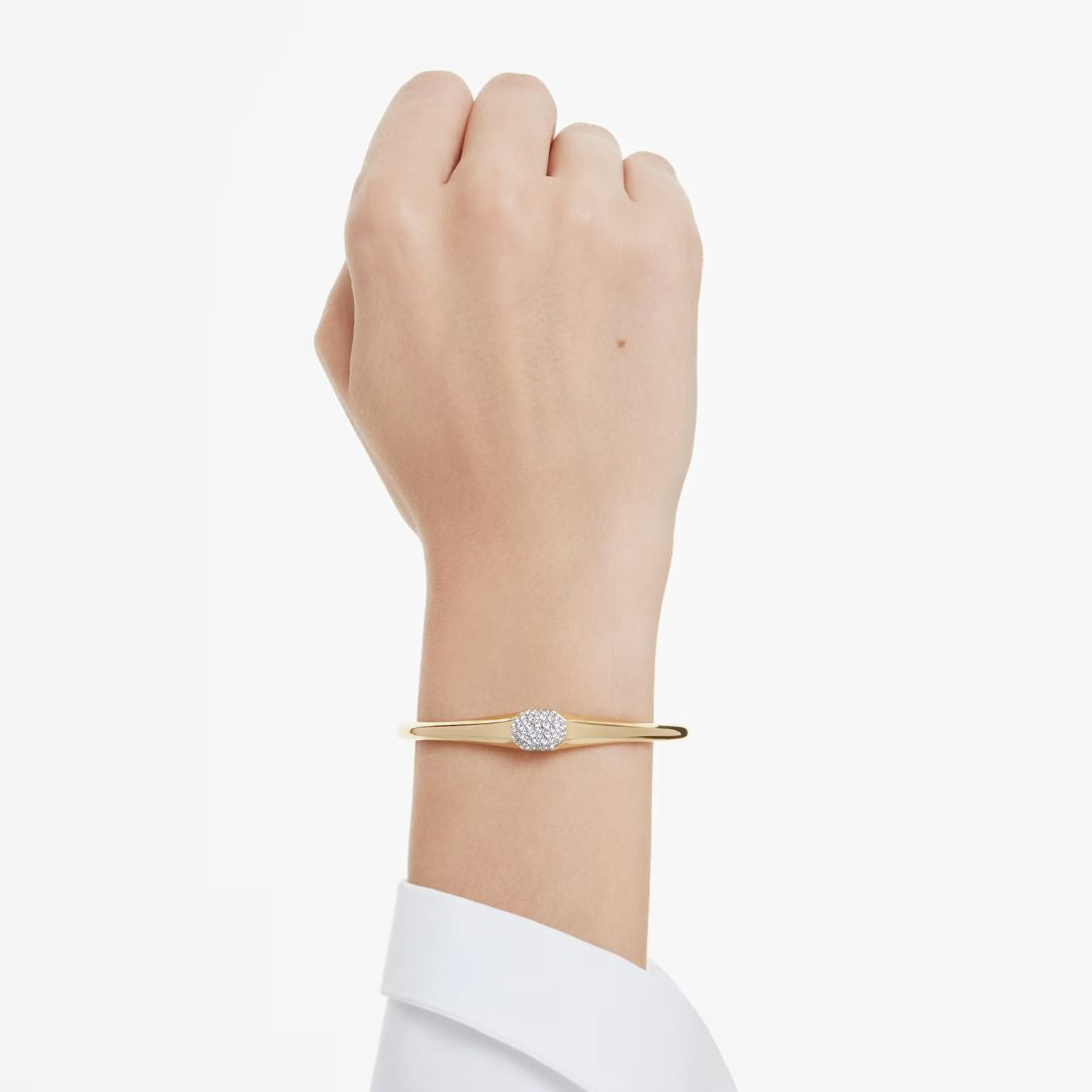 Swarovski Dextera rannerengas, keltakullanväri ja kirkkaat kristallit