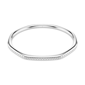 Swarovski Dextera rannerengas, vaalea metalli ja kirkkaat kristallit