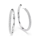 Swarovski Dextera rengaskorvakorut, vaalea metalli ja kirkkaat kristallit, 5754156