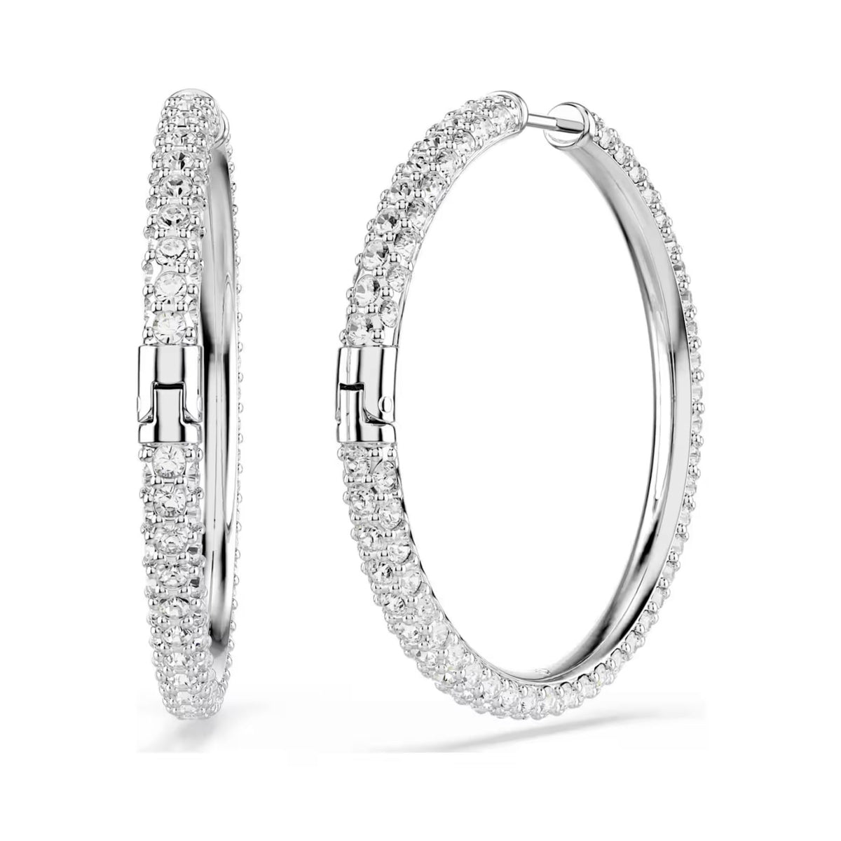 Swarovski Dextera rengaskorvakorut, vaalea metalli ja kirkkaat kristallit, 5754156