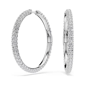 Swarovski Dextera rengaskorvakorut, vaalea metalli ja kirkkaat kristallit, 5754156