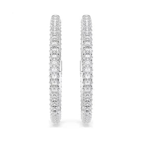Swarovski Dextera rengaskorvakorut, vaalea metalli ja kirkkaat kristallit, 5754156