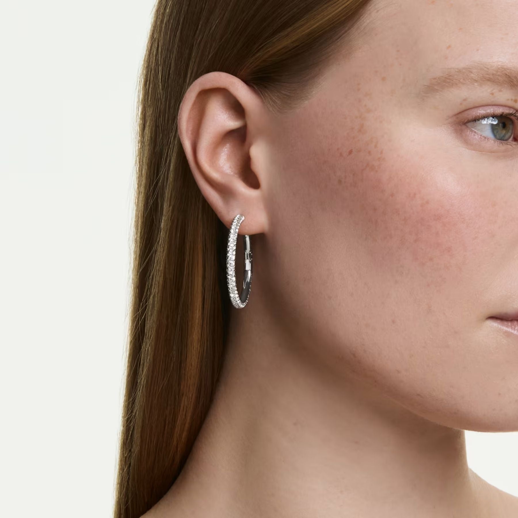 Swarovski Dextera rengaskorvakorut, vaalea metalli ja kirkkaat kristallit, 5754156