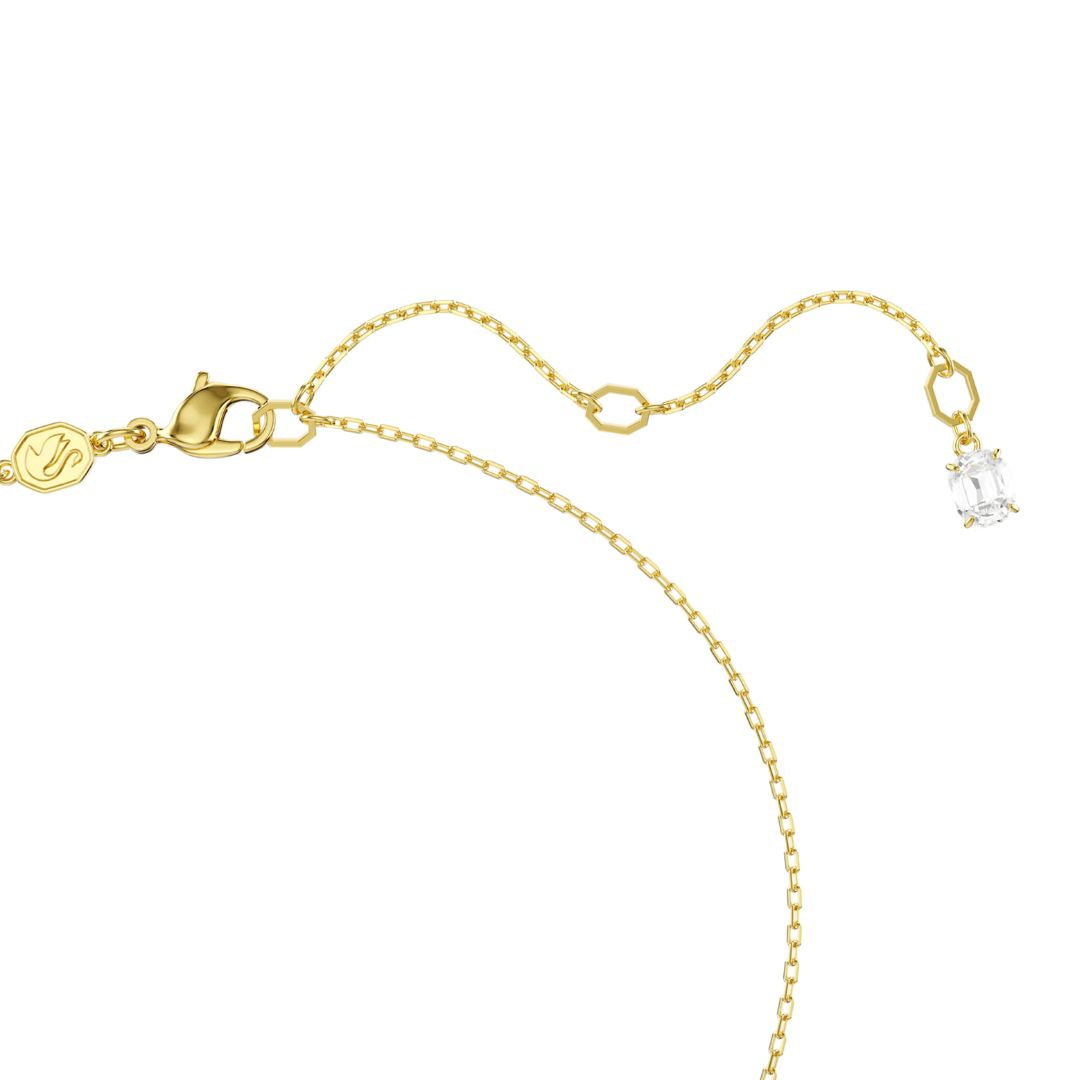 Swarovski Dextera riipus, keltakullattu ja kirkkaat kristallit, 5668820