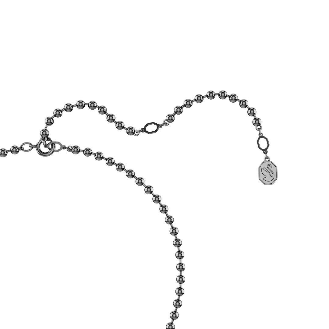 Swarovski Dextera riipus, tumma metalli ja mustat kristallit 5724595