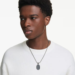 Swarovski Dextera riipus, tumma metalli ja mustat kristallit 5724595