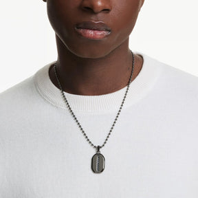 Swarovski Dextera riipus, tumma metalli ja mustat kristallit 5724595