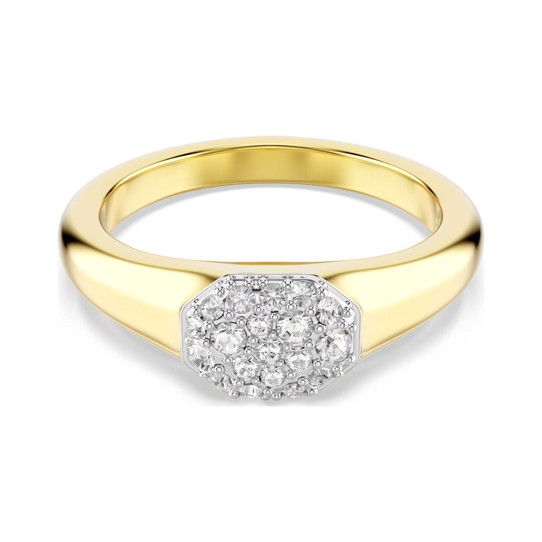 Swarovski Dextera sormus, keltakullanvärinen ja kirkkaat kristallit