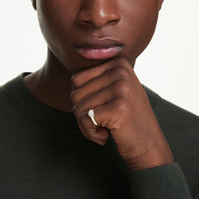 Swarovski Dextera sormus, keltakullanvärinen ja kirkkaat kristallit