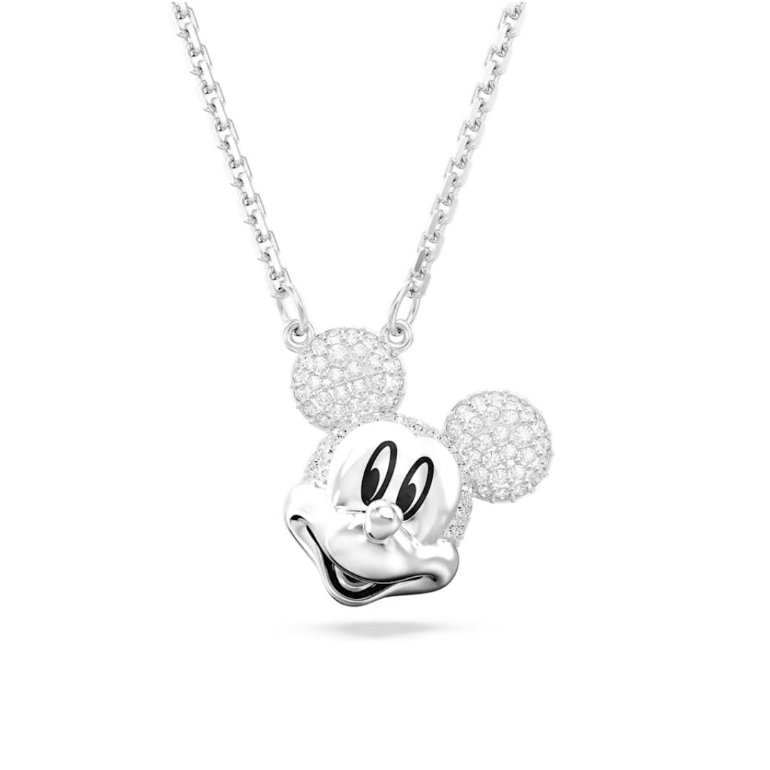 Swarovski Disney Mickey Mouse riipus, vaalea metalli ja kirkkaat kristallit, 5669116
