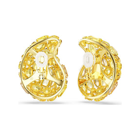 Swarovski Gema Clip korvakorut, keltakullanväri ja keltaiset kristallit, 5723383