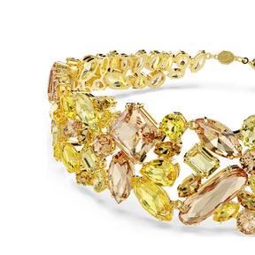 Swarovski Gema Choker kaulakoru, keltakullanväri ja keltaiset kristallit, 5708713