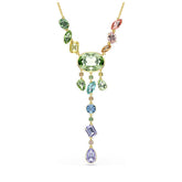 Swarovski Gema Y kaulakoru, keltakullattu ja eriväriset kristallit, 5737451