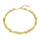 Swarovski Gema kaulakoru, keltakullattu ja keltaiset kristallit, 5754259