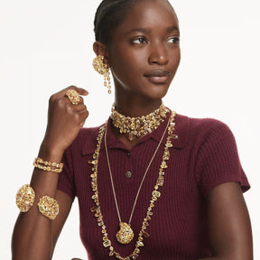 Swarovski Gema kaulakoru, keltakullanväri ja keltaiset kristallit, 5708709