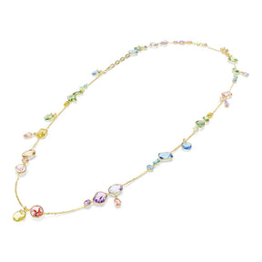 Swarovski Gema kaulakoru, keltakullattu ja eriväriset kristallit, 5737457