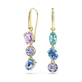 Swarovski Gema korvakorut, keltakullattu ja eriväriset kristallit, 5747917