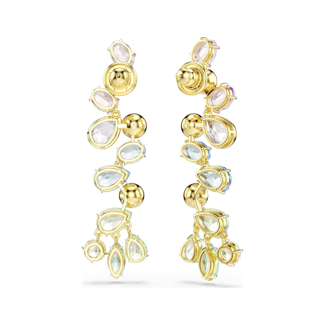 Swarovski Gema korvakorut, keltakullattu ja eriväriset kristallit, 5751294