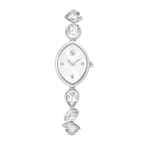 Swarovski Gema rannekello, hopeanväri ja kristalliranneke, 5737955