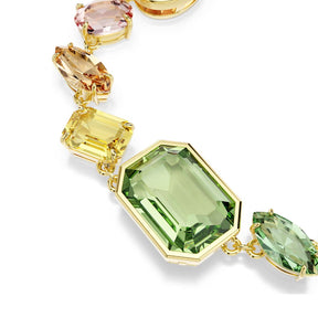 Swarovski Gema rannekoru, keltakullattu ja eriväriset kristallit, 5737453