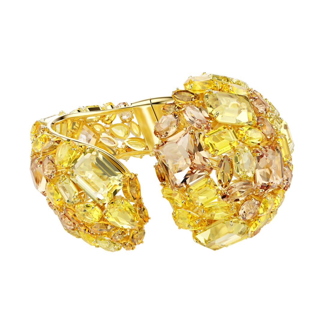 Swarovski Gema rannerengas, keltakullanväri ja eriväriset kristallit, 5734987