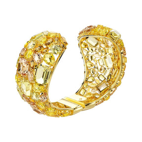 Swarovski Gema rannerengas, keltakullanväri ja eriväriset kristallit, 5734987