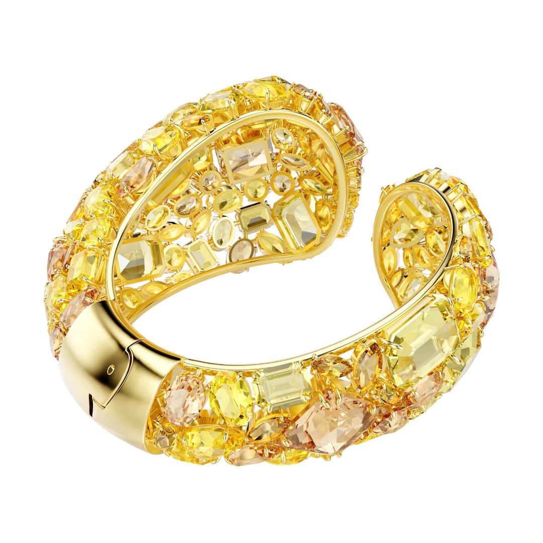 Swarovski Gema rannerengas, keltakullanväri ja eriväriset kristallit, 5734987