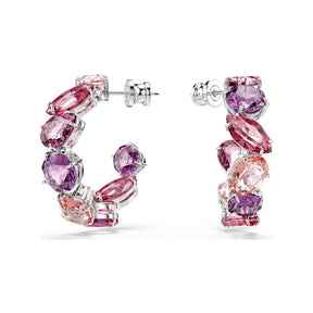 Swarovski Gema rengaskorvakorut, vaaleanpunaiset kristallit 5742885