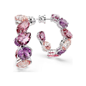 Swarovski Gema rengaskorvakorut, vaaleanpunaiset kristallit 5742885