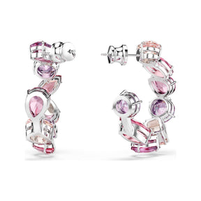 Swarovski Gema rengaskorvakorut, vaaleanpunaiset kristallit 5742885