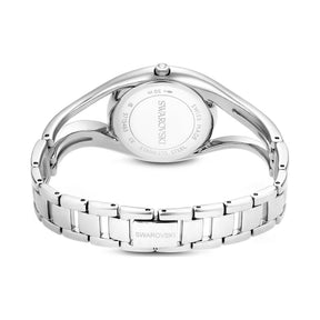 Swarovski Hyperbola bangle rannekello, hopeanväri ja siniset kristallit, 5715463