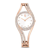 Swarovski Hyperbola bangle rannekello, ruusukullanväri ja kirkkaat kristallit, 5715465