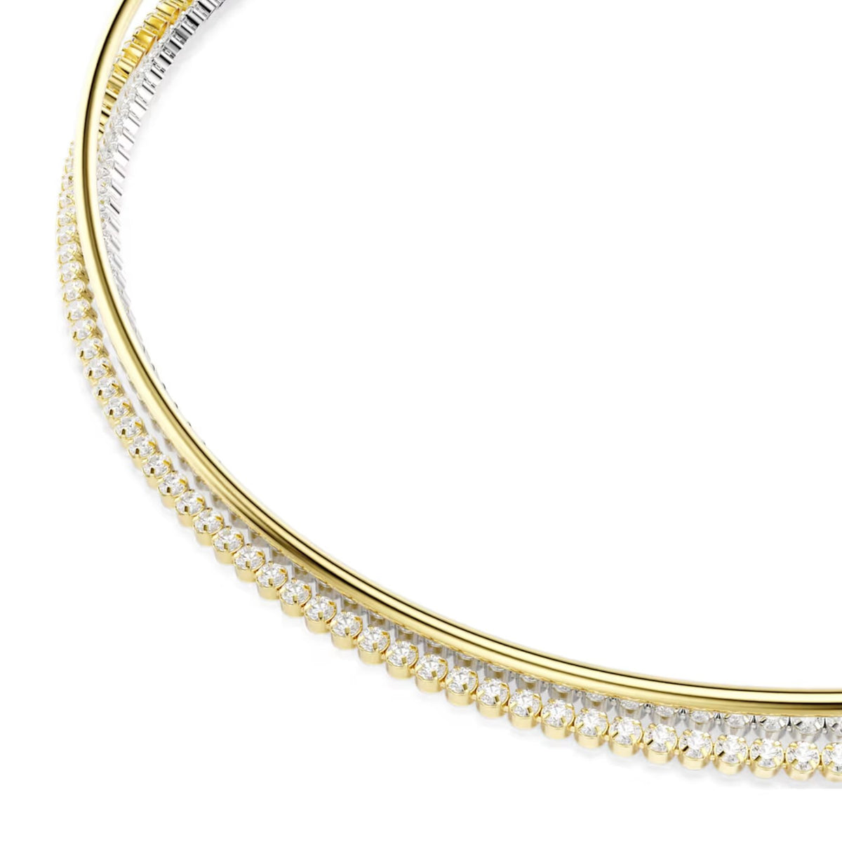Swarovski Hyperbola kaulakoru, kaksivärinen metalli ja kirkkaat zirkonit, 5752851