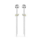 Swarovski Hyperbola korvakorut, kaksivärinen metalli, kirkkaat kristallit ja zirkoniat, 5752866