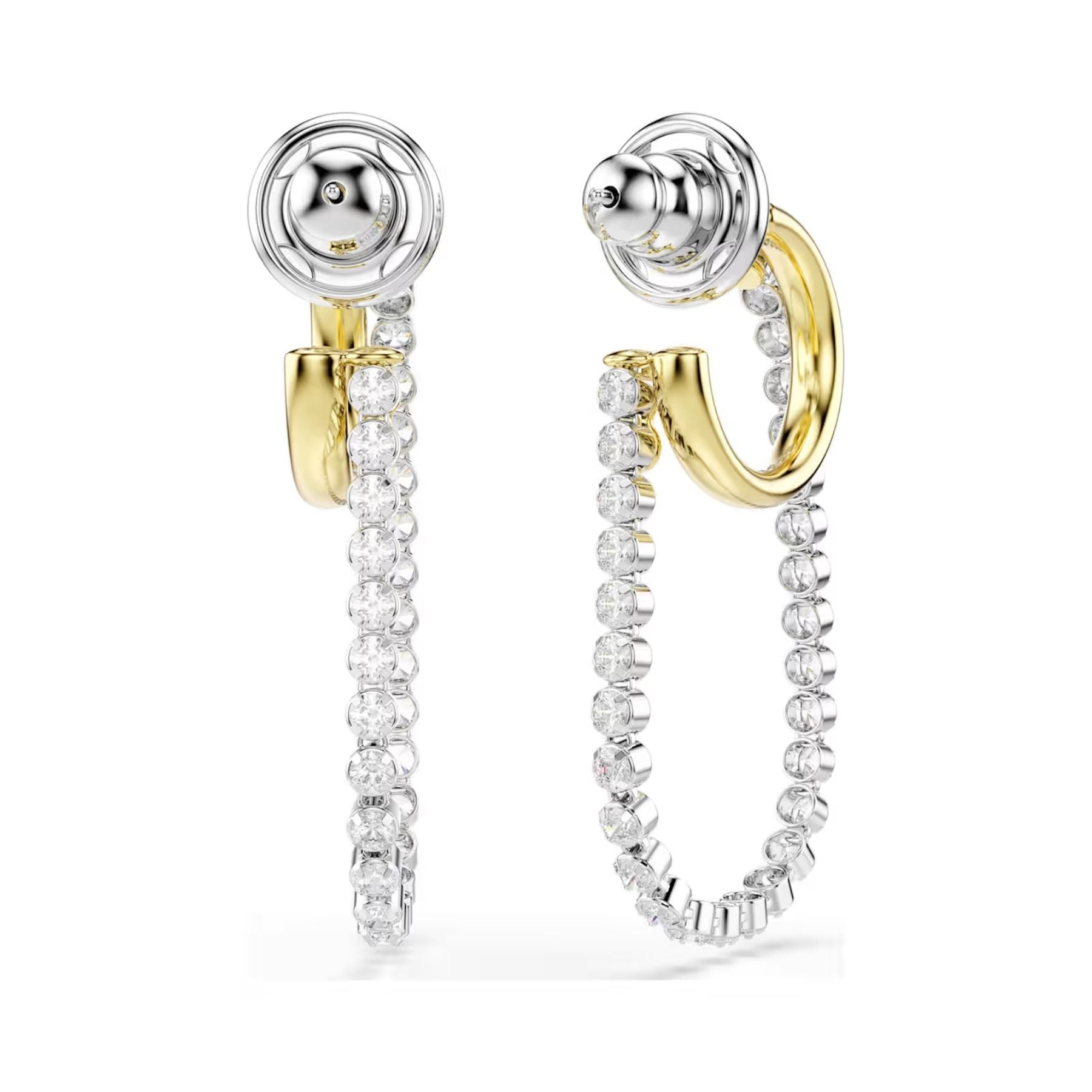 Swarovski Hyperbola korvakorut, kaksivärinen metalli ja kirkkaat zirkonit, 5749366
