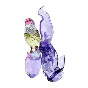 Swarovski Idyllia Gouldian Finch and Orchid kristallikoriste 5675211
