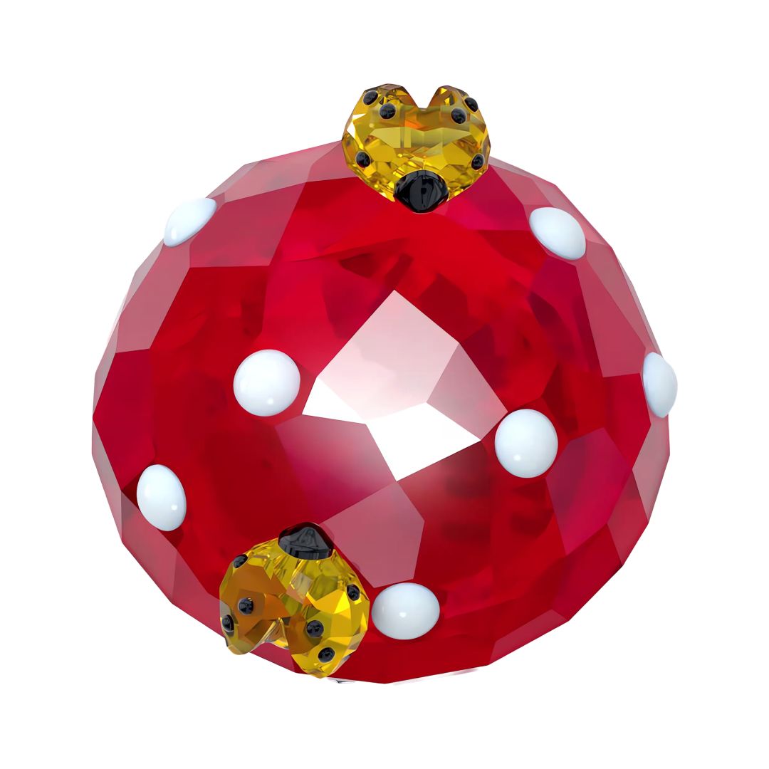 Swarovski Idyllia Mushroom and Ladybugs -kristallikoriste 5683436