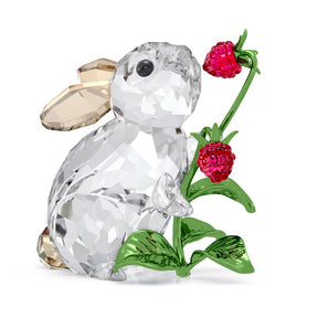 Swarovski Idyllia Rabbit and Raspberries -kristallikoriste 5702437