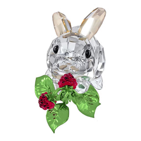 Swarovski Idyllia Rabbit and Raspberries -kristallikoriste 5702437