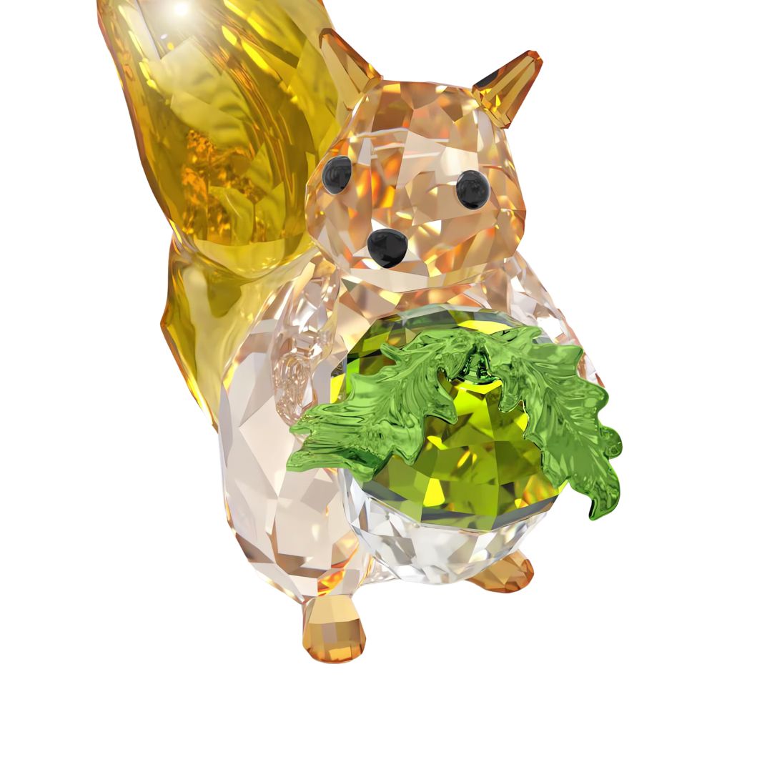 Swarovski Idyllia Squirrel and Acorn -kristallikoriste 5683617