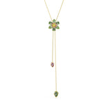 Swarovski Idyllia Y riipus, keltakullattu ja eri väriset kristallit, 5717158