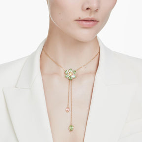 Swarovski Idyllia Y riipus, keltakullattu ja eri väriset kristallit, 5717158