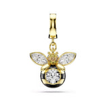 Swarovski Idyllia charm, keltakullattu ja eriväriset kristallit, 5743132