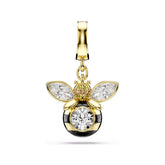 Swarovski Idyllia charm, keltakullattu ja eriväriset kristallit, 5743132