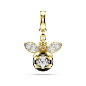 Swarovski Idyllia charm, keltakullattu ja eriväriset kristallit, 5743132