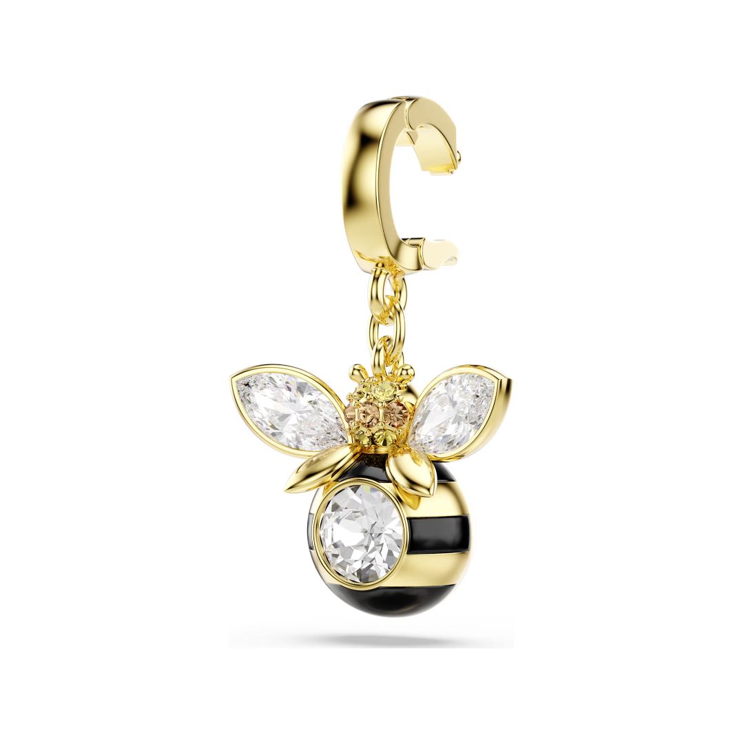 Swarovski Idyllia charm, keltakullattu ja eriväriset kristallit, 5743132