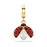 Swarovski Idyllia charm, keltakullattu ja eriväriset kristallit, 5743138