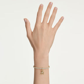 Swarovski Idyllia charm, keltakullattu ja kullansävyiset kristallit, 5743147